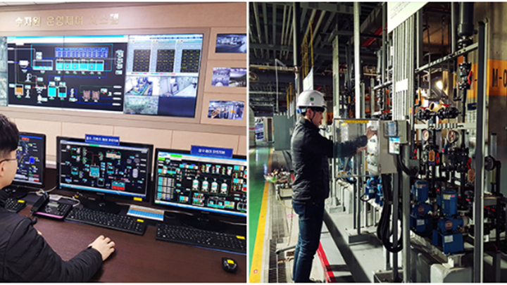 폐수 찌꺼기 재활용 과정