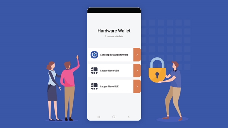 hardware Wallet 3 Hardware Wallets Samsung Blockchain Keystore Ledger Nano USB Ledger Nano BLE