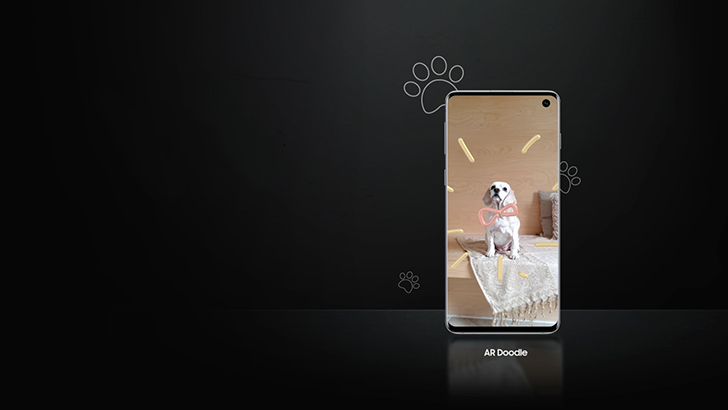 갤럭시 S10 AR두들