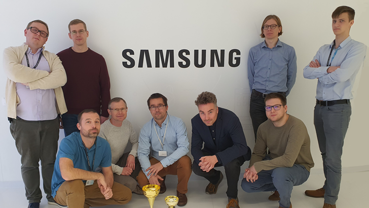 2019 구술언어번역 국제워크숍 경진대회 우승을 차지한 삼성전자 폴란드 연구소 직원들