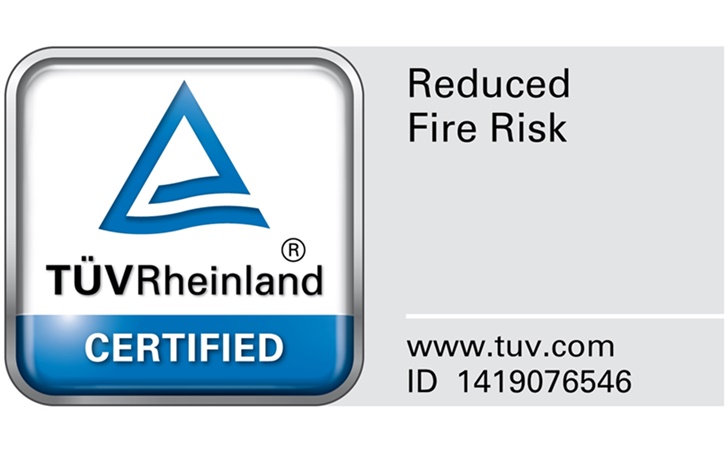 화재 원인 방지 설계 인증 로고