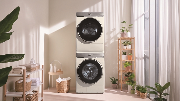 삼성 그랑데 AI 건조기·세탁기 라이프스타일 이미지