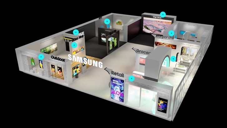 삼성 Visual Experience 이벤트 가상 쇼케이스 이미지