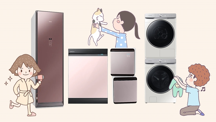 삼성전자 위생가전 모습