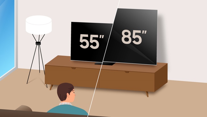 삼성 QLED 8K 화면 사이즈 고르는 법