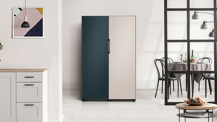 삼성 유럽향 비스포크 냉장고 라이프스타일 사진