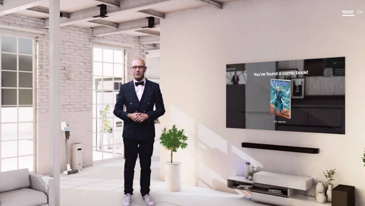 삼성전자가 개최한 버추얼 프레스 콘퍼런스 'Life Unstoppable'에서 삼성전자 유럽총괄 마케팅 책임자 벤자민 브라운(Benjamin Braun) 상무가 오프닝 연설을 하고 있다.