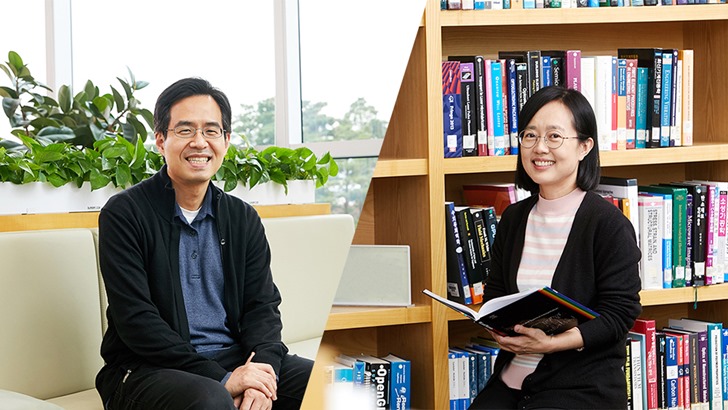 삼성전자 종합기술원 김태형 전문연구원과 삼성전자 종합기술원 장은주 펠로우