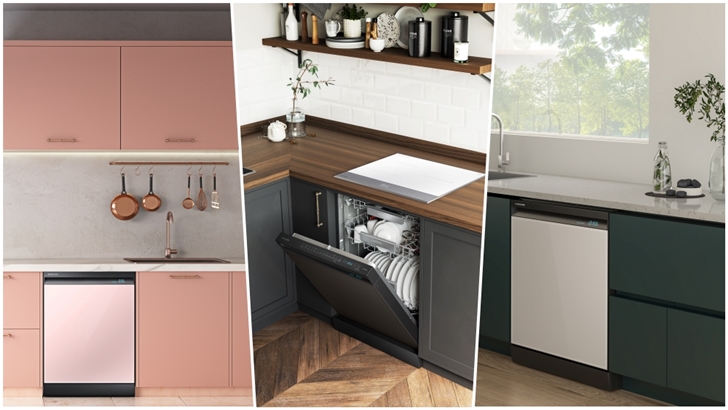 다양한 장소에 배치된 비스포크 식기세척기