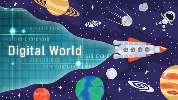 Digital World를 항해하고 있는 삼성호