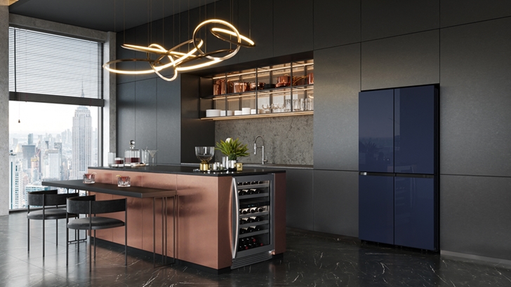 삼성 맞춤형 냉장고 '비스포크 4D 플렉스(BESPOKE 4D Flex)' 미국향 신제품 라이프스타일 사진