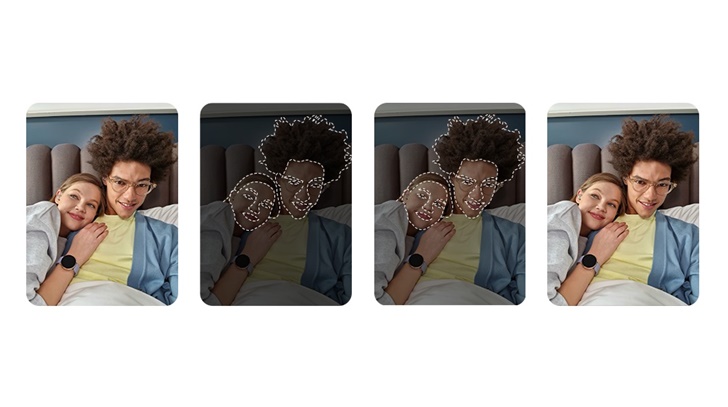 원본 1단계. 얼굴 정보 감지 2단계. 복원 결과물