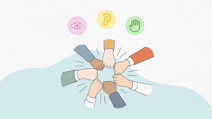 모두가 동등하게 기술을 경험하며 누릴 수 있도록 삼성전자는 세심하게 고민하며 지속적인 노력을 펼치겠습니다.