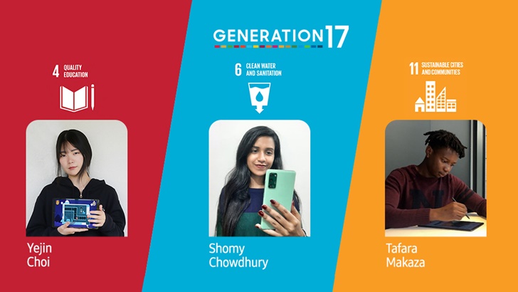 GENERATION17 4 QUALITY EDUCATION - Yejin Choi 6 CLEAN WATER AND SANITATION - Shomy Chowdhury 11 SUSTAINVABLE CITIES AND COMMUNITIES - Tafara Makaza