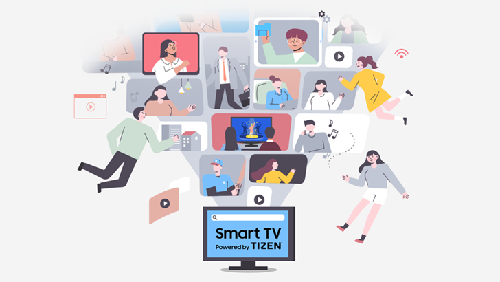 삼성 스마트TV용 타이젠 OS Smart TV Powered by TIZEN