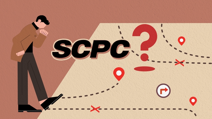 scpc 지도를 살펴보고 있는 남자