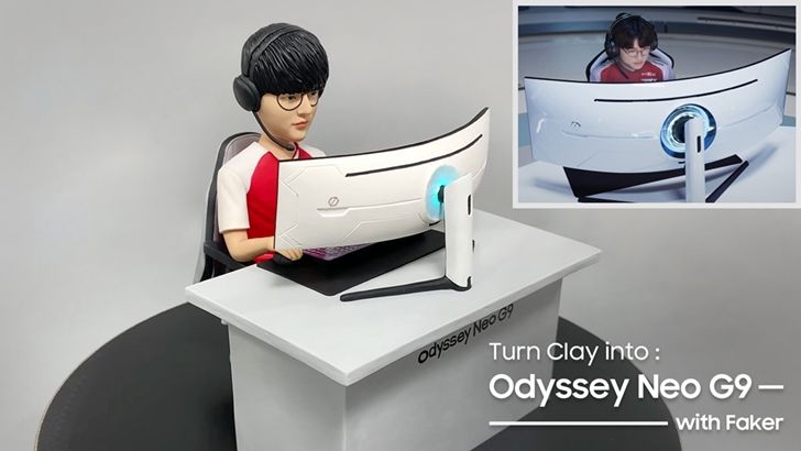 Turn Clay into: Odyssey Neo G9 with Faker