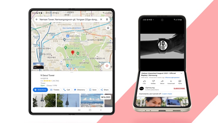 자주 쓰는 앱, 갤럭시 Z 시리즈로 활용도 UP!