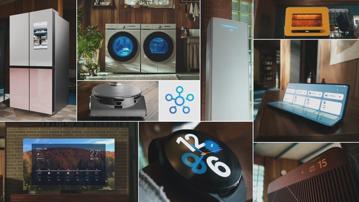 스마트 싱스로 하나되는 삼성전자의 다양한 가전들