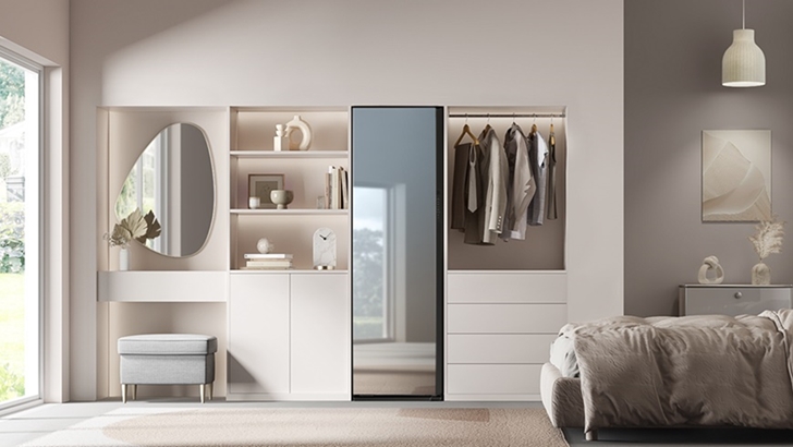 집안에 설치된 비스포크 에어드레서모습