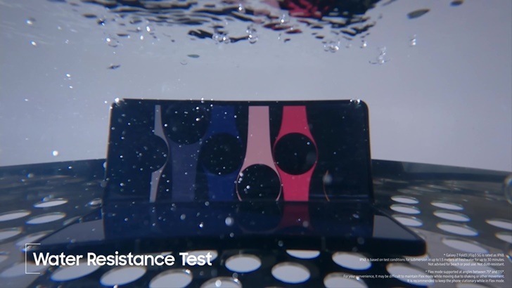 water resistance test