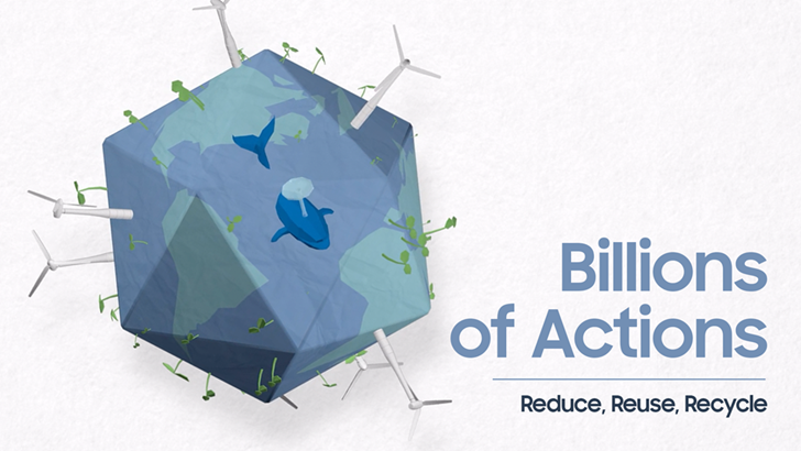 billions of actions reduce, reuse, recycle