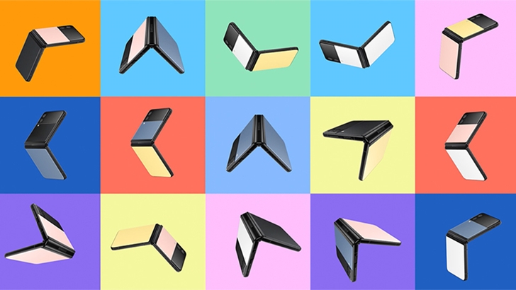 다양한 조합의 갤럭시 Z 플립3 비스포크 에디션