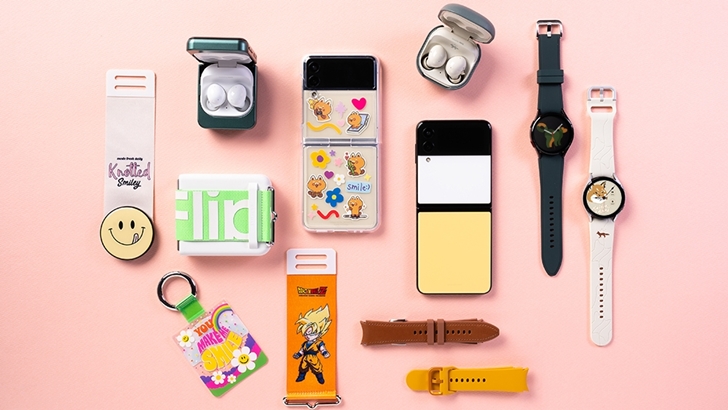 갤럭시 Z 플립3, 갤럭시 Z 플립 비스포크 에디션, 갤럭시 버즈2 갤럭시 버즈2 메종키츠네 에디션 갤럭시 워치4 갤럭시 워치4 메종키츠네 에디션 워치 스트랩 ,폰 케이스, 링 그립, 스트랩 케이스, 투명 케이스용 팔레트