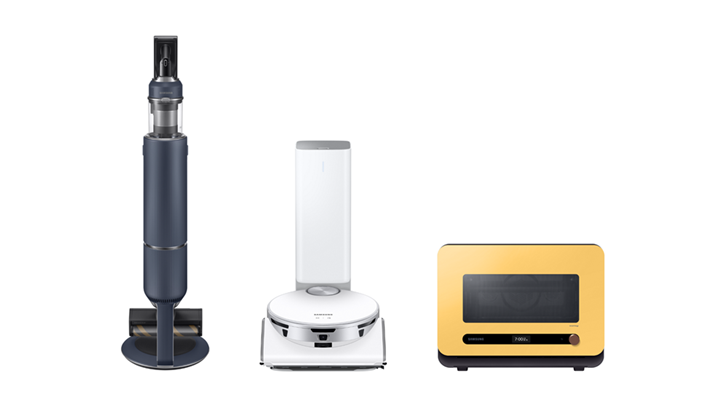 인간공학디자인상을 수상한 삼성 비스포크 가전 제품 이미지 비스포크 제트, 비스포크 제트 봇 AI 비스포크 큐커