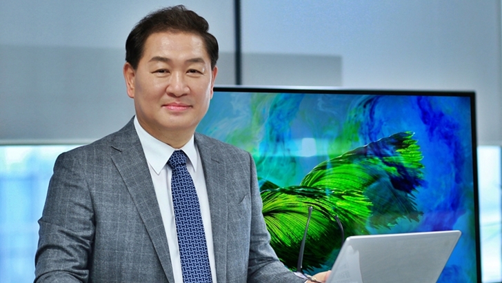 삼성전자 영상디스플레이사업부장 한종희 사장의 모습