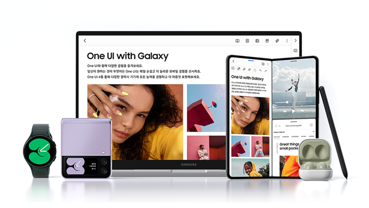 One UI with Galaxy One UI와 함께 다양한 경험을 즐겨보세요. 당신이 원하는 것이 무엇이든 One UI는 매일 손쉽고 더 놀라운 모바일 경험을 선사하죠. One UI 4를 통해 다양한 갤럭시 기기의 모든 능력을 경험하고 더 마음껏 표현해보세요
