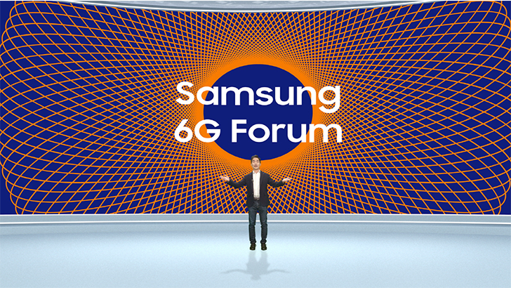 삼성전자가 13일 온라인으로 개최한 제1회 '삼성 6G 포럼(Samsung 6G Forum)'에서 삼성리서치 연구소장 승현준 사장이 인사말을 전하고 있다.
