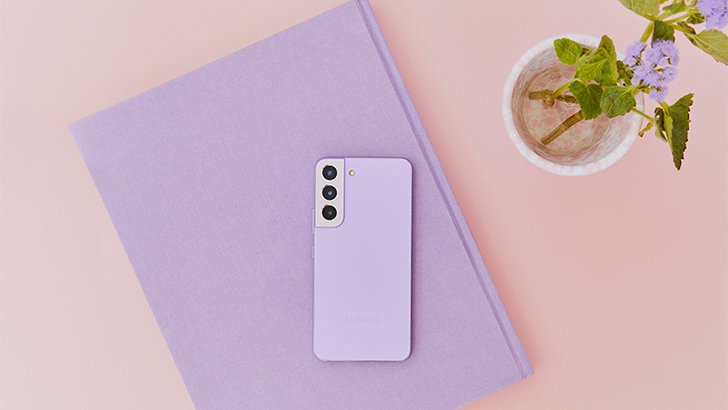 갤럭시 S22 보라 퍼플(Bora Purple) 제품사진