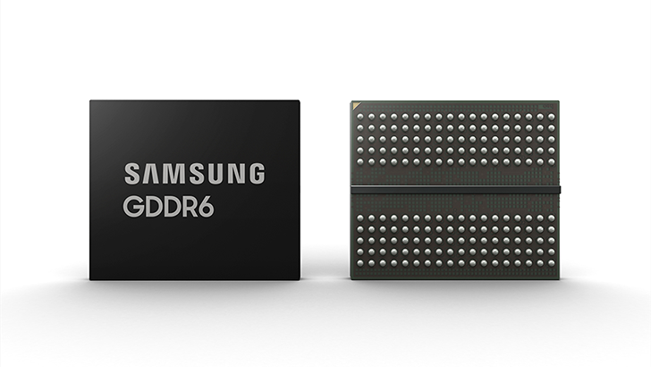 24Gbps GDDR6(Graphics Double Data Rate) D램 제품사진