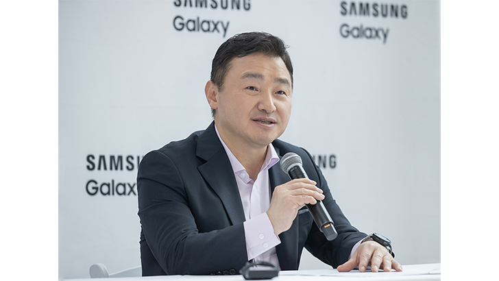 국내 기자단과 간담회 참석한 MX사업부장 노태문 사장