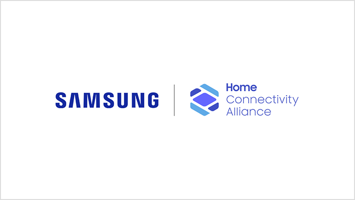 삼성전자와 HCA(Home Connectivity Alliance) 로고