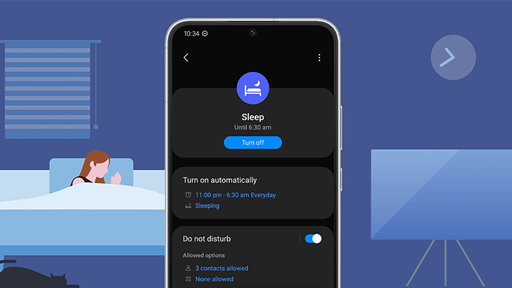 'One UI 5'의 '모드 및 루틴' 기능 이미지