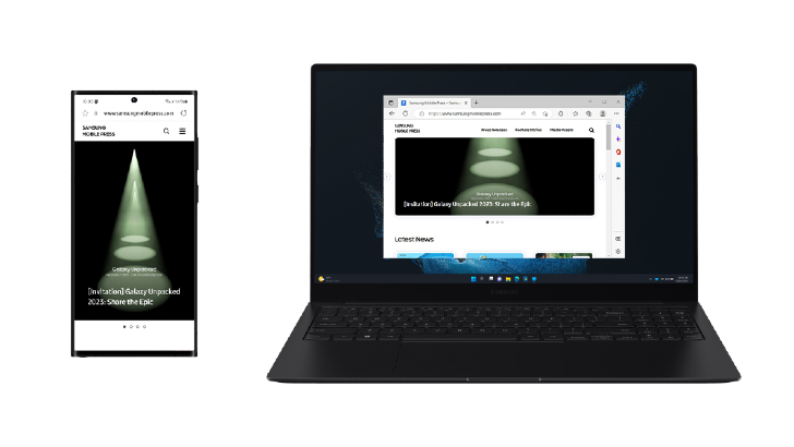 MS Phone Link 'Recent Websites' 기능 업데이트