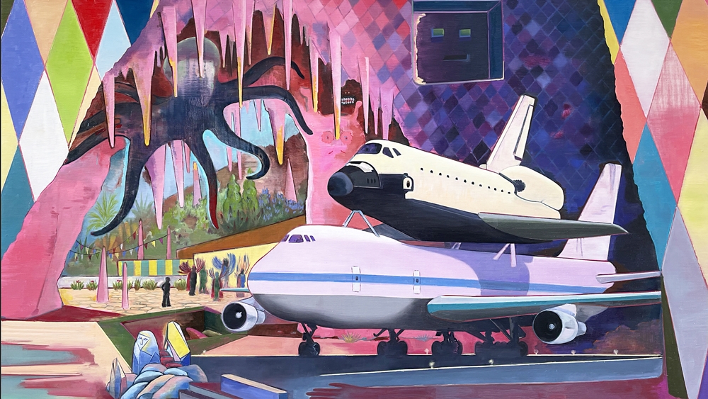 바심 마그디 2022년 작품 'An Intergalactic Messenger Teleported us to a Cave Settlement Ruled by Shared Compassion and Humility' 