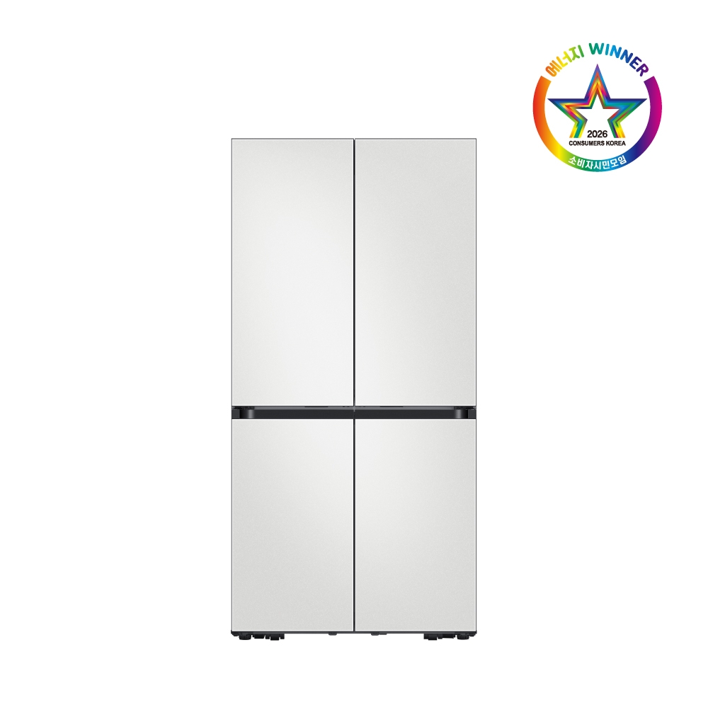 제 28회 올해의 에너지 위너상에서 '에너지 대상'을 받은 '비스포크 AI 하이브리드 키친핏 맥스' 냉장고 이미지