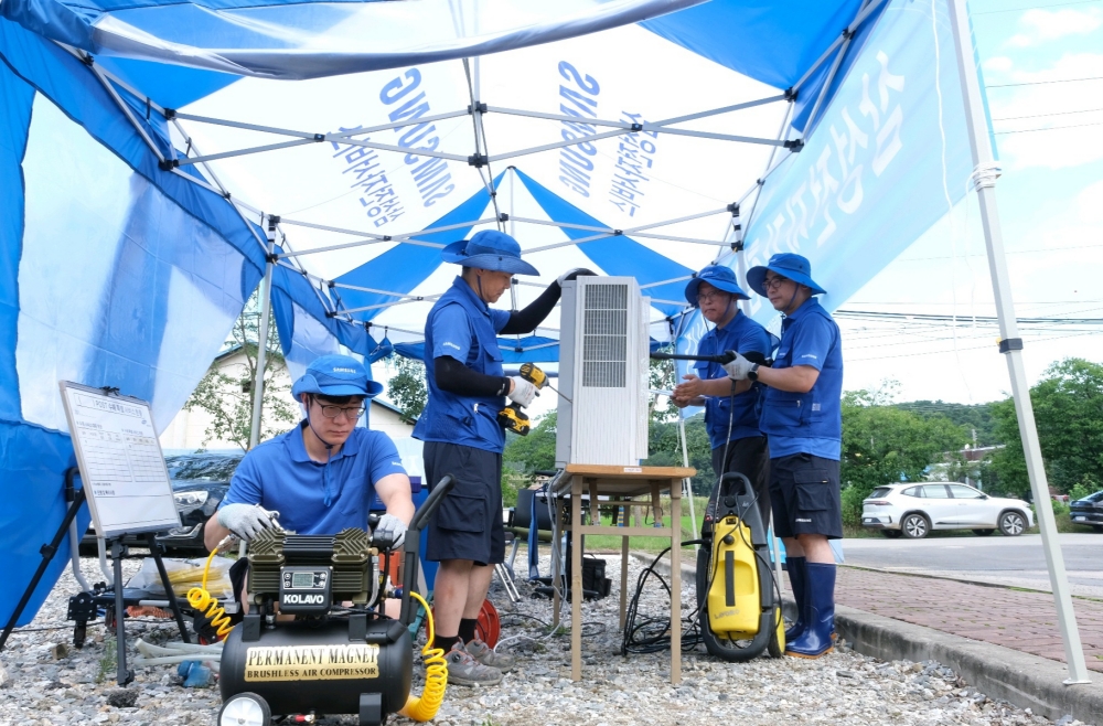 수해 복구 위한 삼성전자서비스 특별 점검 서비스