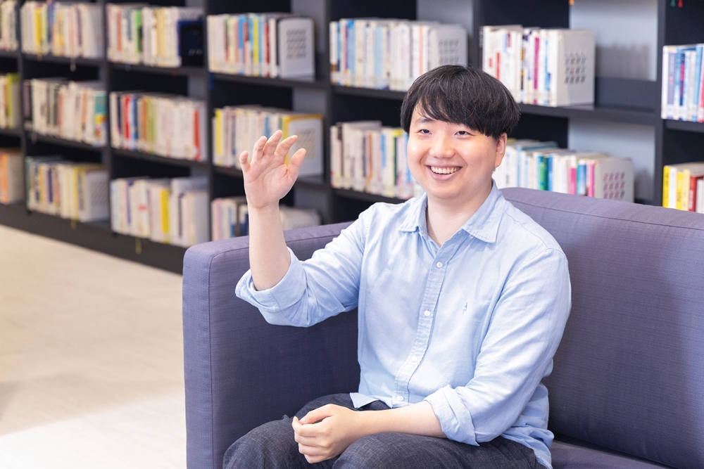 삼성리서치 최윤재 프로가 AI 에이전트에 대해 설명하고 있다.