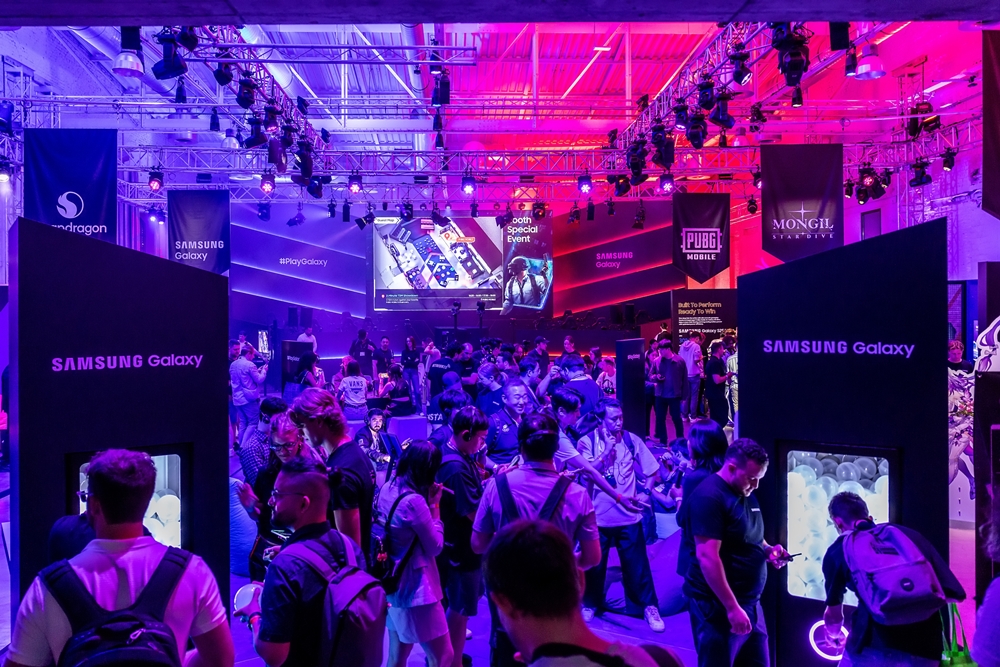 ▲ 더 월드 오브 #플레이갤럭시 행사는 갤럭시틀 통한 게임 몰입형 공간을 제공하여 방문객들의 큰 호응을 얻었다