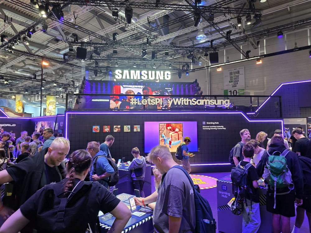 ▲ 전시기간 내내 게임스컴 2025 삼성부스는 최신 갤럭시 기능을 체험하기 위한 방문객들로 가득했다