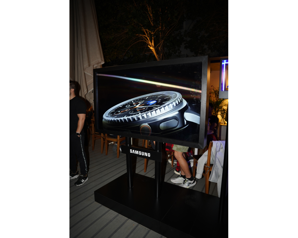 이스탄불에서 ‘갤럭시 워치8’ 파자마 수면 이벤트 현장 사진.