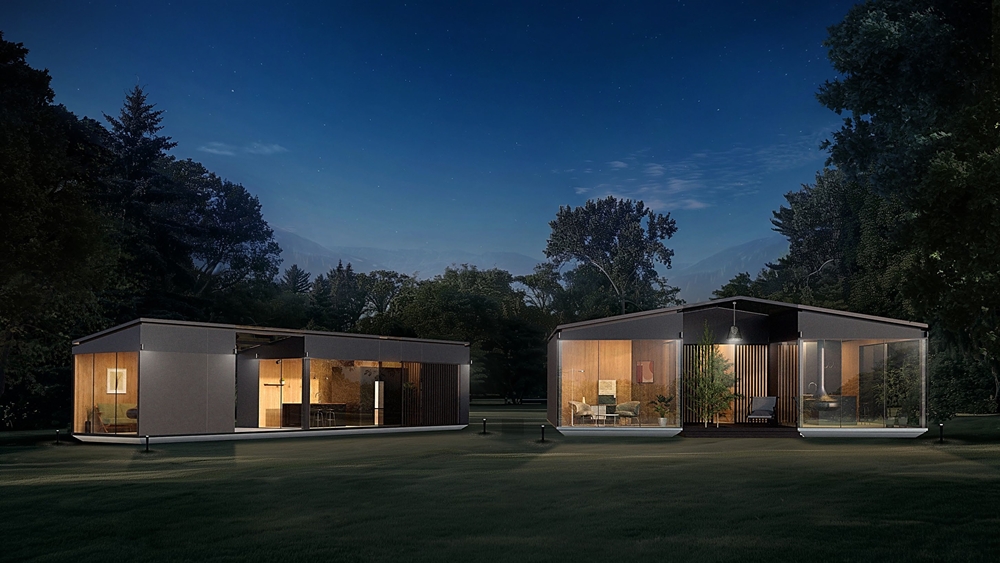 'IDEA 2025'에서 은상을 수상한 '삼성 스마트 모듈러 하우스(Samsung Smart Modular House) 선행 콘셉트'