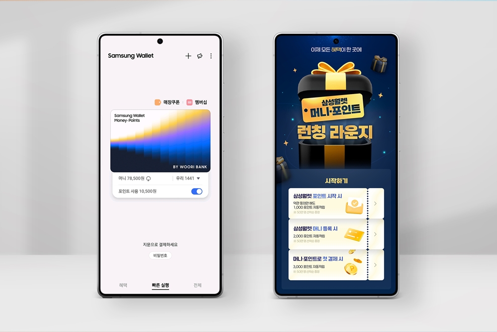 삼성전자, '삼성월렛 머니·포인트' 국내 출시 