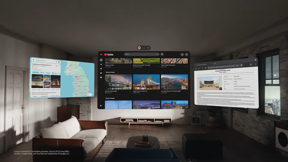 갤럭시 이벤트 영상 갤럭시 XR 캡처 이미지.