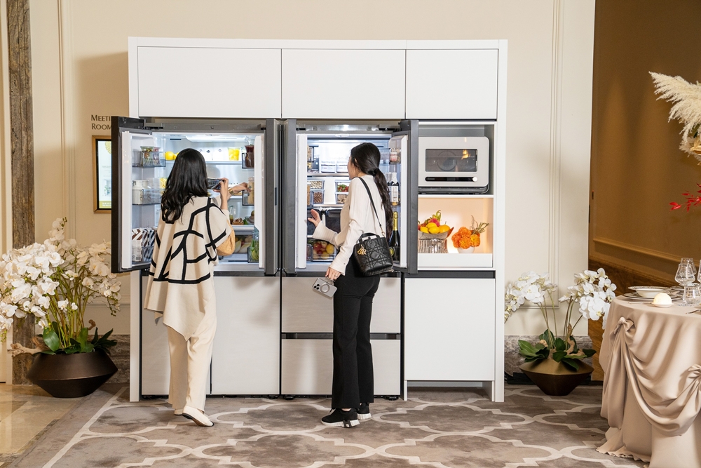 삼성전자가 27일 인천 파라다이스시티에서 열린 '라 리스트(La Liste) 2026' 시상식에서 주방 경험을 혁신하는 다양한 비스포크 AI 가전을 선보였다.