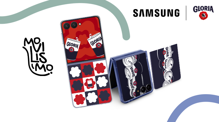 삼성전자, 페루 브랜드 '글로리아'와 협업한 갤럭시 Z 플립7용 플립수트 케이스 출시.